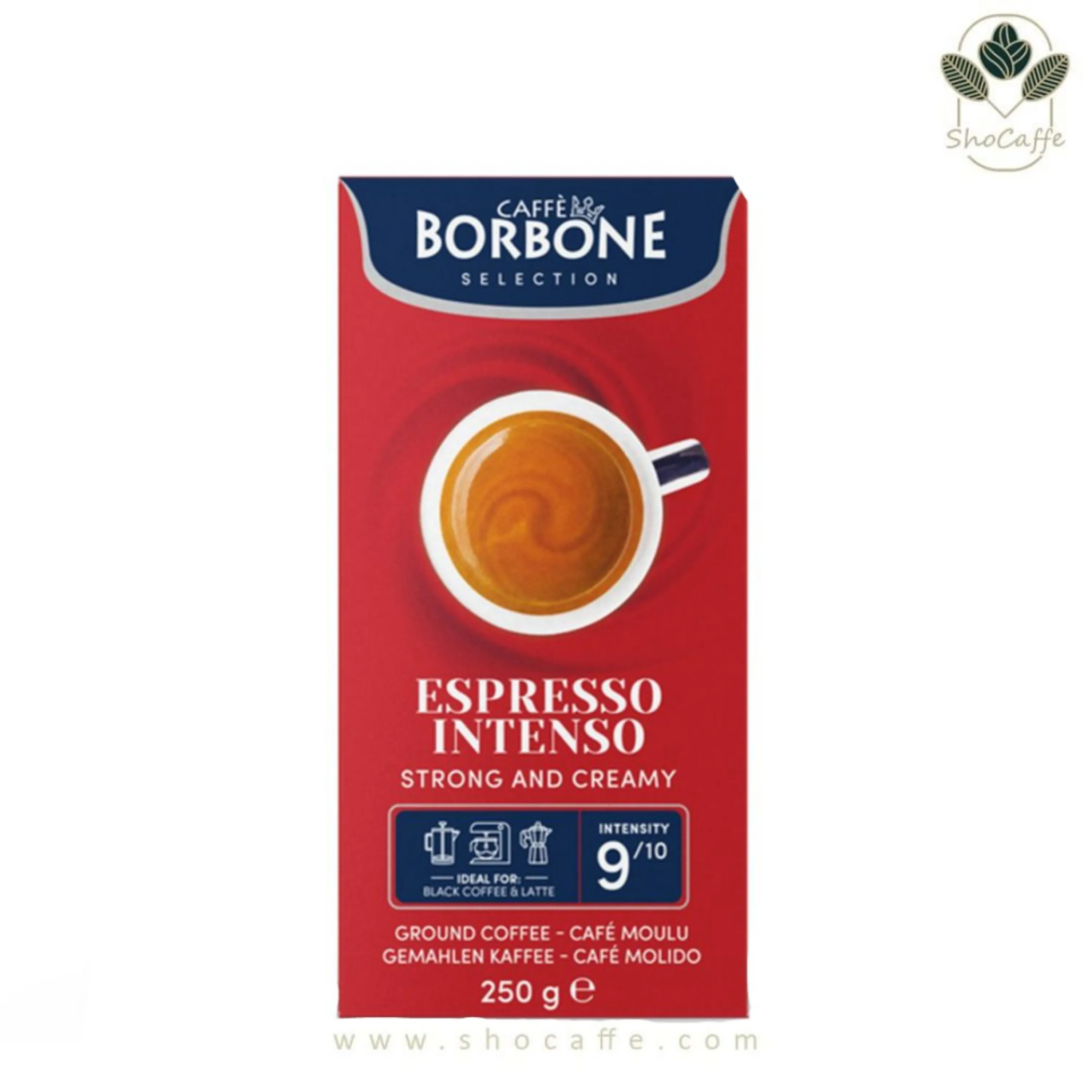 پودر قهوه بوربن اسپرسو اینتنسو Borbone Espresso Intenso Ground Coffee